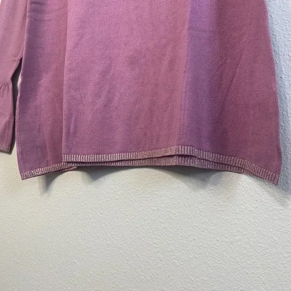 NWT Diane Gilman 2X Wine colored Long sleeve shirt. w58 - Picture 4 of 11